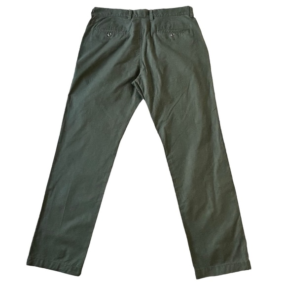 ***FIRM PRICE*** AMERICAN RAG Slim Straight Five Pocket Chinos Olive Green SZ 34 - Picture 10 of 11